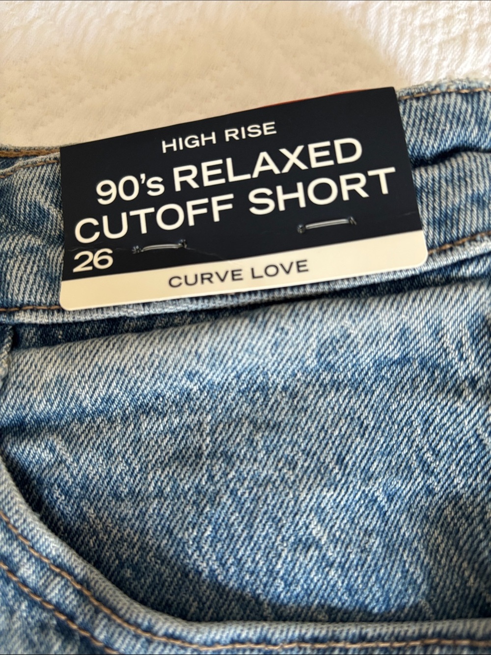 Abercrombie and Fitch high rise Jean shorts - Picture 5 of 6